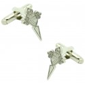 Silver Plated Celta de Vigo Cufflinks 
