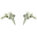 Silver Plated Celta de Vigo Cufflinks 