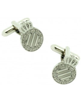 Silver Plated Espanyol FC Cufflinks 