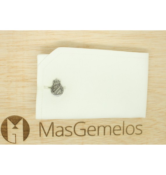 Silver Plated Espanyol FC Cufflinks 