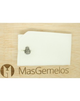 Silver Plated Espanyol FC Cufflinks 