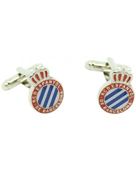 gemelos personalizados club de futbol esmaltado espanyol