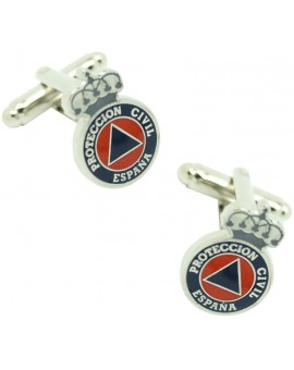 Gemelos para camisa Protección Civil España