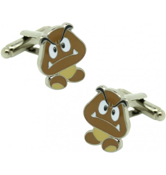 Goomba Mario Bros. Cufflinks 