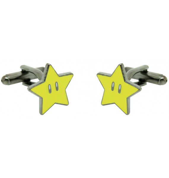 Starman Mario Bros Cufflinks