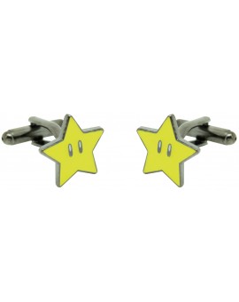 Starman Mario Bros Cufflinks