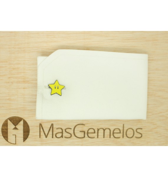 gemelos original super mario bros estrella amarilla para camisa