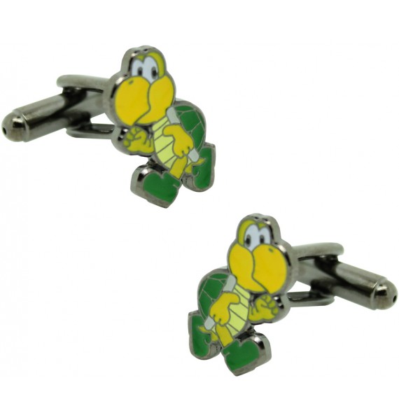 Koopa Troopa Mario Bros. Cufflinks 