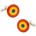 Cufflinks Spanish Republic flag for round shirt Spanish 