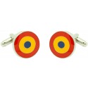 Cufflinks Spanish Republic flag for round shirt Spanish 