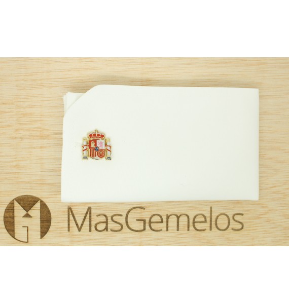  Official shield cufflinks golden Spain