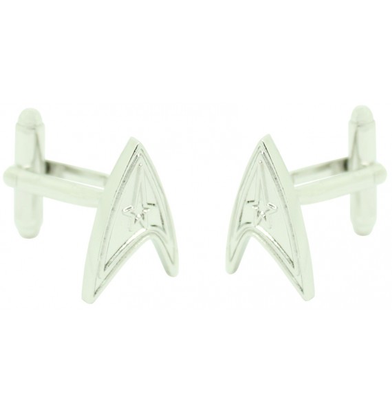 comprar gemelos para camisa star trek plateado