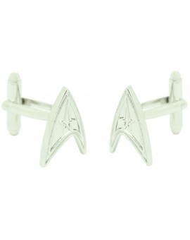 comprar gemelos para camisa star trek plateado