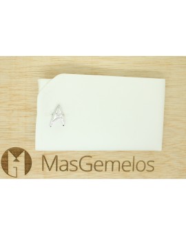 gemelos para boda star trek plateado para camisa