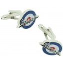Blue Mod Vespa Cufflinks 