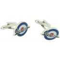 Blue Mod Vespa Cufflinks 