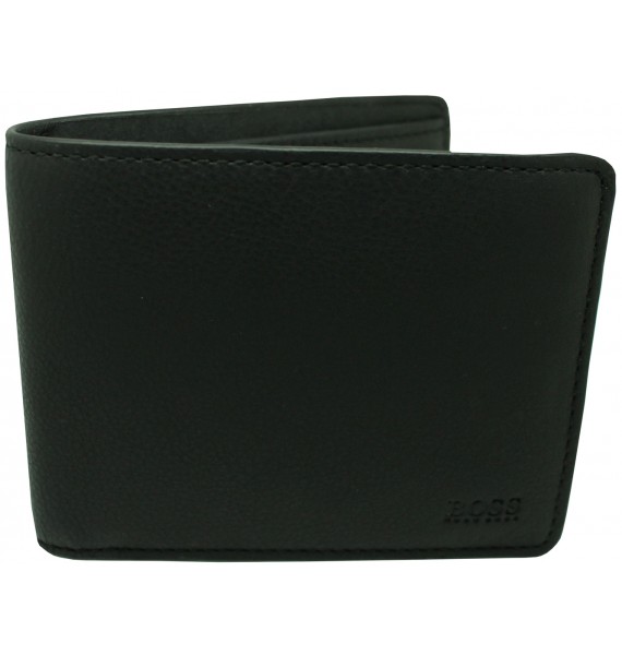 cartera negra Hugo Boss black linea blanca interior