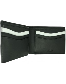 cartera negra Hugo Boss black linea blanca interior 2