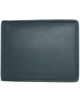 black wallet Hugo Boss black smooth skin yellow line