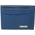 Tarjetero azul de Hugo Boss granulado