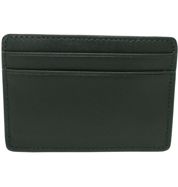 Black business card holder with monogram of Hugo Boss