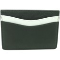 Black business card holder slanting white HUGO BOSS