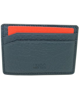 Navy-blue Card holder Drape by HUGO