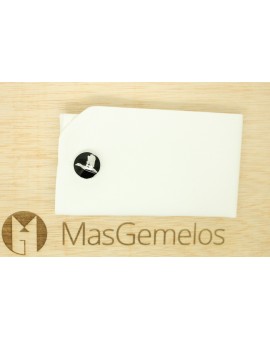 comprar gemelos skultuna pato para boda negro y plateado