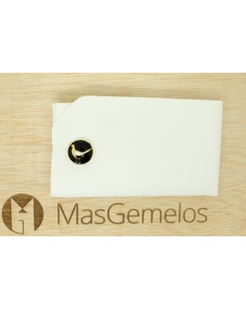 Gemelos para camisa Faisán Skultuna fondo negro - dorado