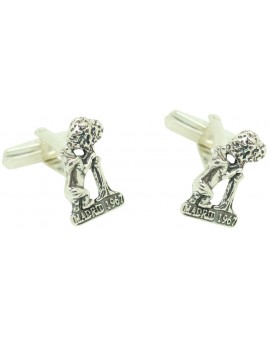 Gemelos estatua de Oso y Madroño Plata de Ley 925 PREMIUM 2