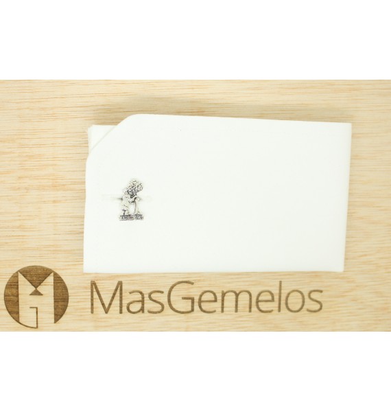 Gemelos estatua de Oso y Madroño Plata de Ley 925 PREMIUM