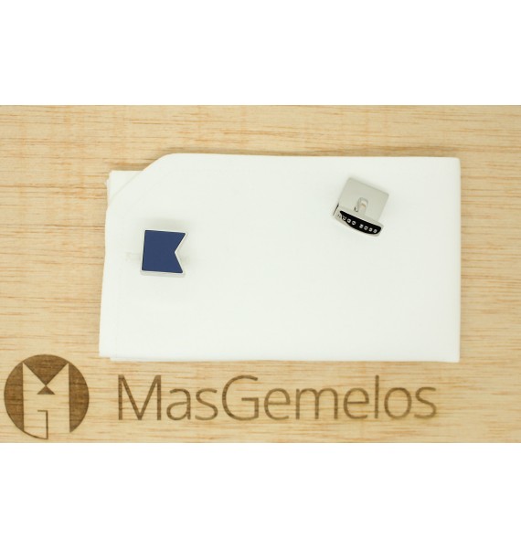 Cufflinks Hugo Boss alpha flag boat