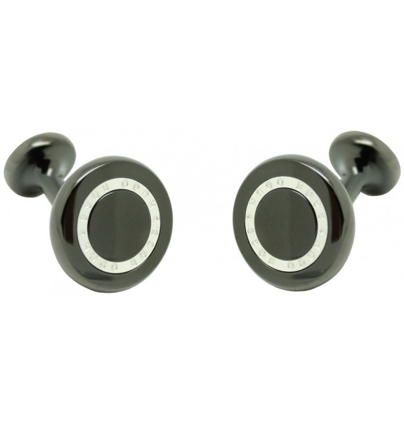 Hugo boss silver cufflinks shop