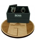 Gemelos Hugo Boss Round ball letters