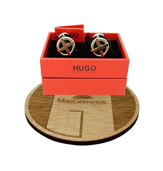 Cufflinks Hugo Boss RED cross plated