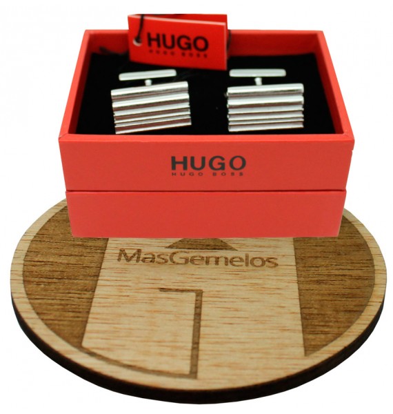 Cufflinks Hugo Boss RED wavy square