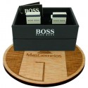 los mejores gemelos hugo boss rectangulares linea blanca