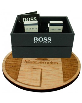 los mejores gemelos hugo boss rectangulares linea blanca