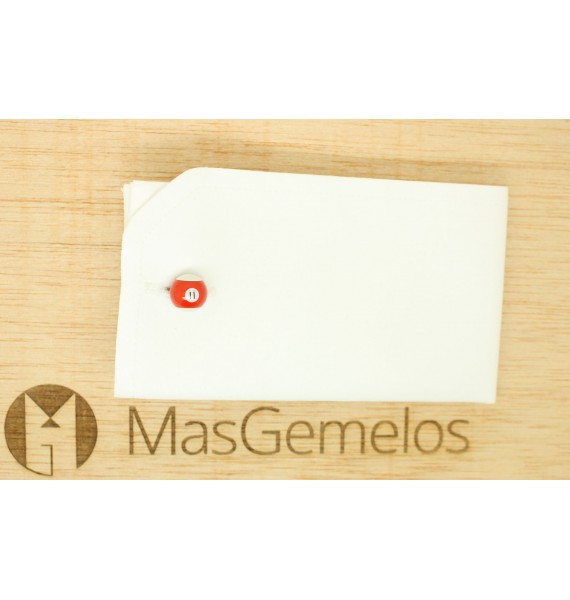 Gemelos para camisa Bola billar 11 Roja 