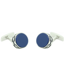 Gemelos Hugo Boss Roundel - blue stone 2