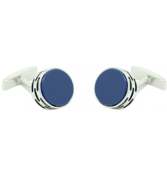 comprar gemelos hugo boss piedra azul 3D