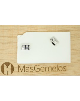 Gemelos Hugo Boss Grid square - plated