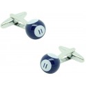 Blue Billiard Ball Cufflinks 