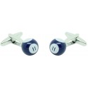 Blue Billiard Ball Cufflinks 