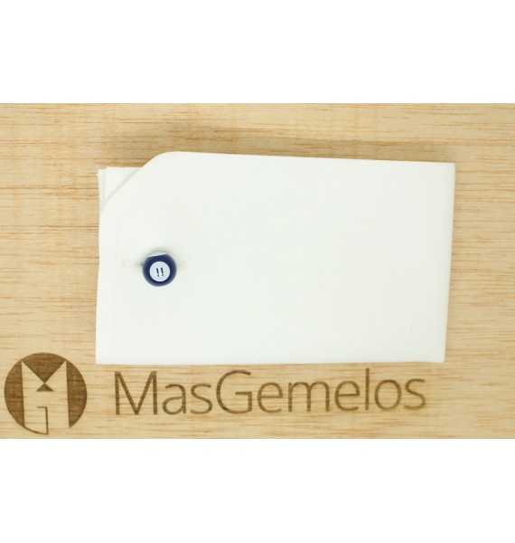 regalar gemelos personalizados bola billar azul 11