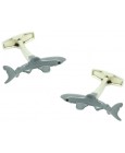 Gemelos para camisa tiburon 3D