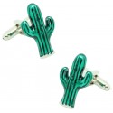  Cufflinks for green Cactus shirt