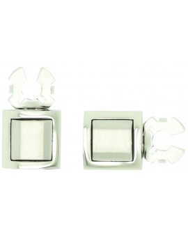 Cubrebotones cuadrados step plated