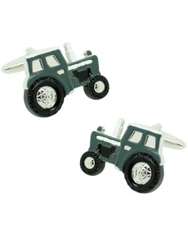 Gemelos para camisa Tractor verde militar agricola