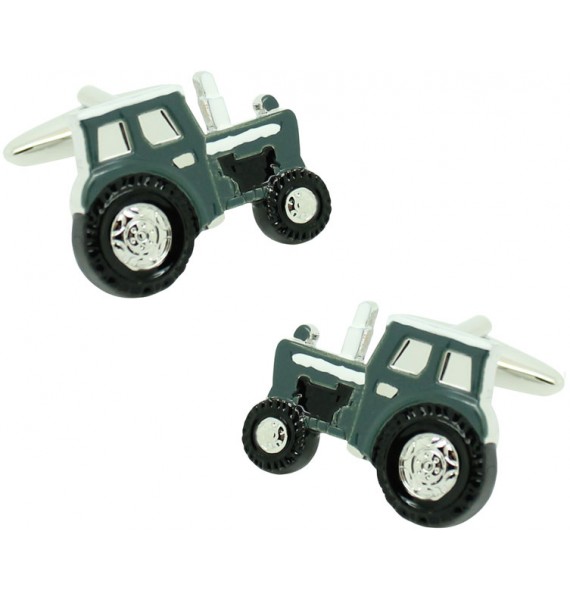 Gemelos para camisa Tractor verde militar agricola